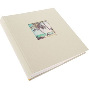 Goldbuch Album fotografico jumbo Bella Vista grigio sabbia 30x31 cm 100 pagine bianche