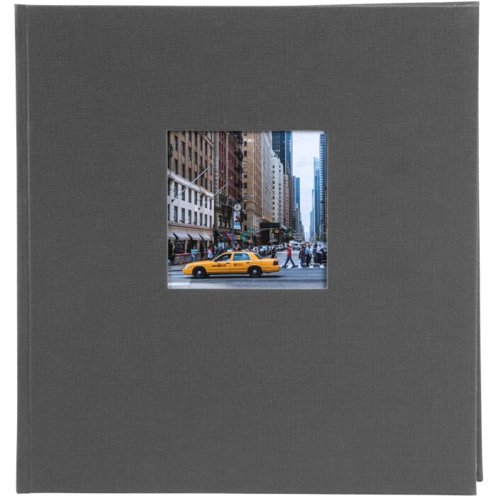 Goldbuch Album fotografico Jumbo Bella Vista grigio 30x31 cm 100 pagine bianche