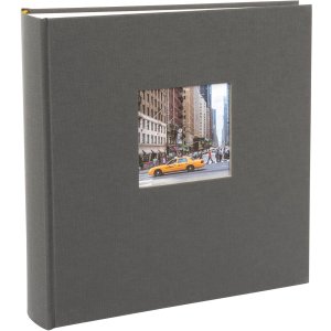 Goldbuch Album fotografico Jumbo Bella Vista grigio 30x31 cm 100 pagine bianche
