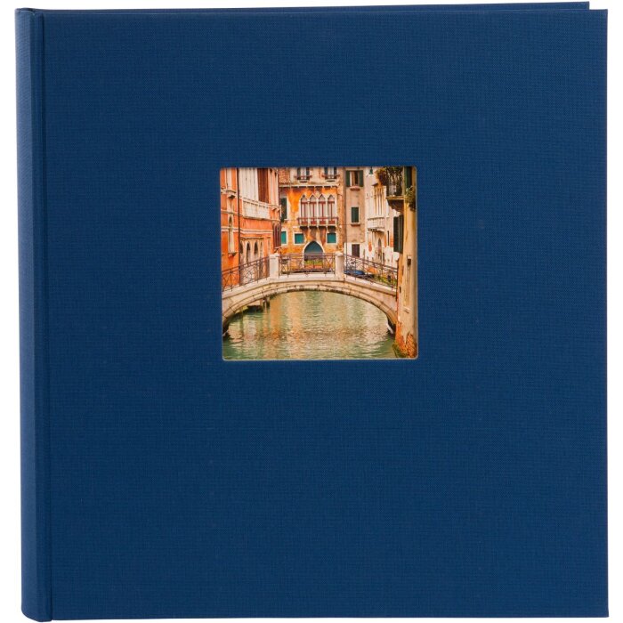 Goldbuch Album fotografico Jumbo Bella Vista blu 30x31 cm 100 pagine bianche
