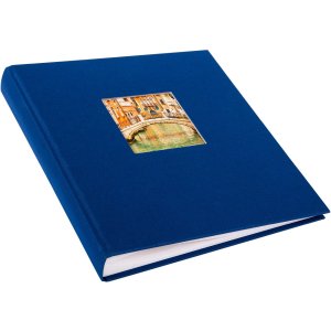 Goldbuch Album fotografico Jumbo Bella Vista blu 30x31 cm 100 pagine bianche