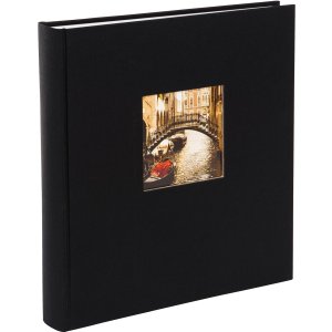 Goldbuch Album fotografico Jumbo Bella Vista nero 30x31 cm 100 pagine bianche