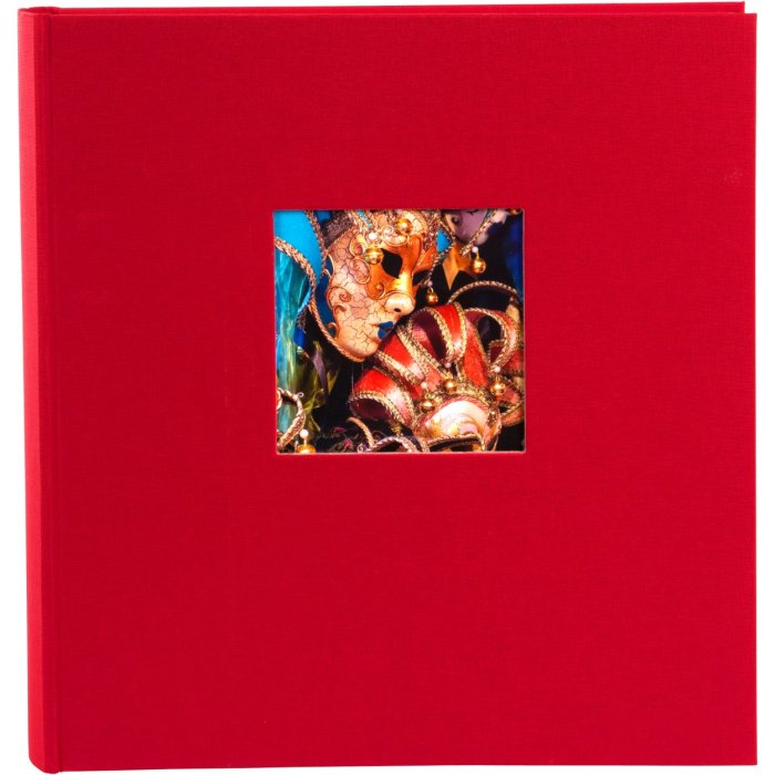 Goldbuch Album fotografico jumbo Bella Vista rosso 30x31 cm 100 pagine bianche