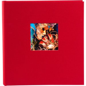 Goldbuch Album fotografico jumbo Bella Vista rosso 30x31...