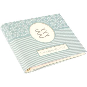 Fotolibro Mandala della cresima acquamarina