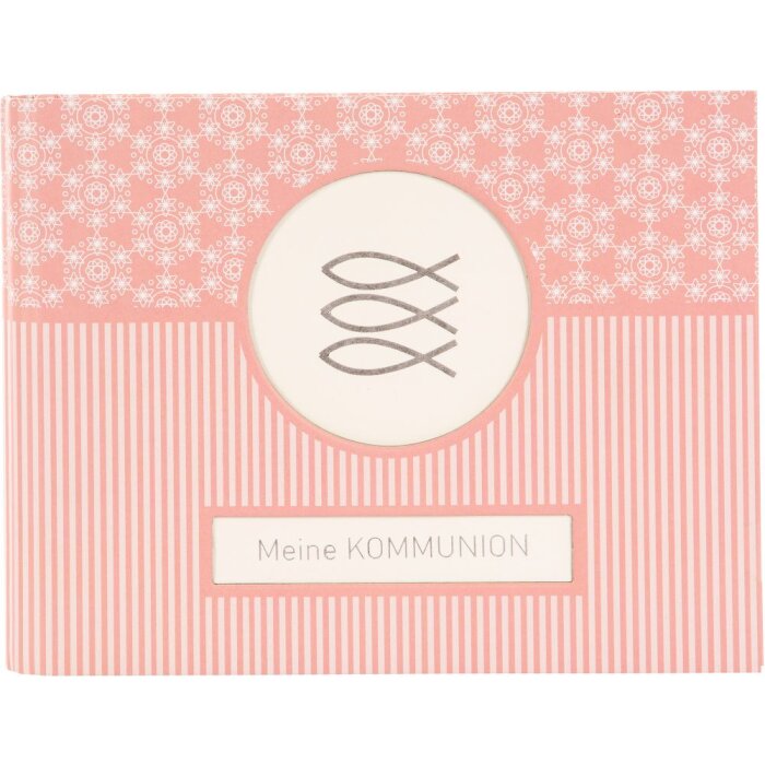 Fotolibro con spirale nascosta Comunione Mandala Corallo