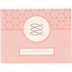 Fotolibro con spirale nascosta Comunione Mandala Corallo