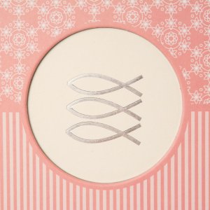 Fotolibro con spirale nascosta Comunione Mandala Corallo