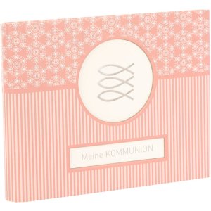 Fotolibro con spirale nascosta Comunione Mandala Corallo