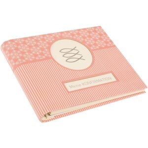 Libro fotografico della cresima mandala corallo