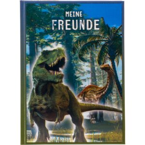 Goldbuch Libro degli amici a5 T-Rex 15x21 cm 88 pagine