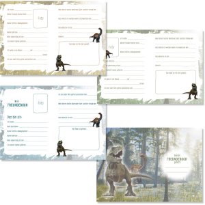 Goldbuch Libro degli amici a5 T-Rex 15x21 cm 88 pagine