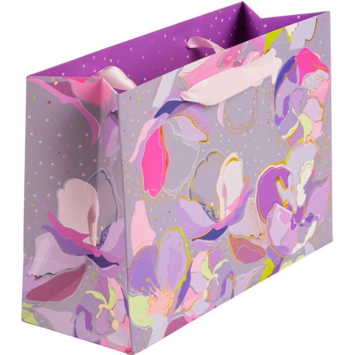 Borsa regalo Opium Grigio-Bianco 18 x 10 cm