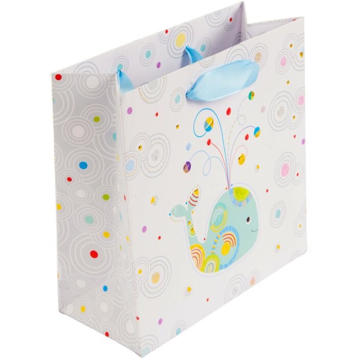 Borsa regalo Balena Serenity 27 x 27 cm