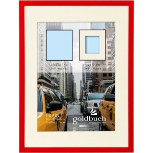 Cornice di plastica Puro 13x18 cm rosso