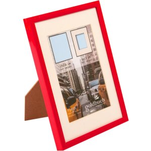 Cornice di plastica Puro 13x18 cm rosso