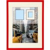 Cornice di plastica Puro 13x18 cm rosso