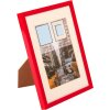Cornice di plastica Puro 13x18 cm rosso