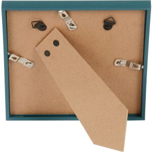 Cornice in plastica Goldbuch Puro petrol 15x15 cm con passe-partout 10x10 cm