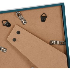 Cornice in plastica Goldbuch Puro petrol 15x15 cm con passe-partout 10x10 cm