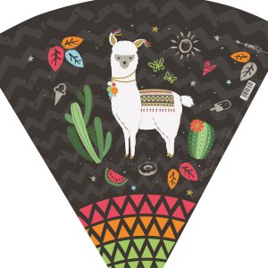 Cono scolastico 35 cm HAPPYlife Lama