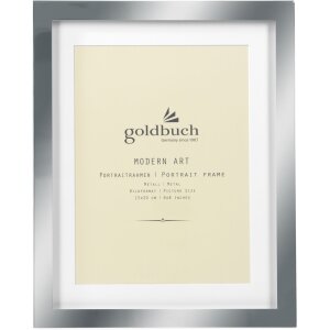 Portafoto in metallo Arte Moderna 15x20 cm argento