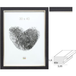 Cornice per foto in plastica grigia S45VF