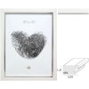 Cornice per foto in plastica bianca S45VK1