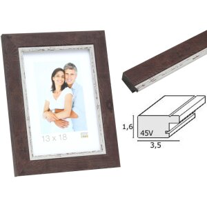 Cornice Deknudt in plastica marrone S45VY2