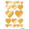 Herma decorazioni Sticker Hearts Gold