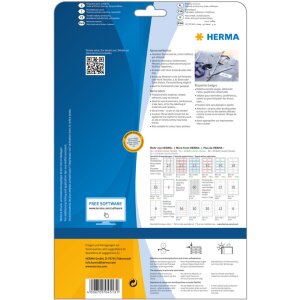 Etichette per nomi Herma SPECIAL, rimovibili, A4, 63,5 x...