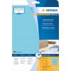 Etichette colorate Herma SPECIAL A4, 105 x 37 mm, carta rimovibile blu opaca