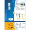 Herma etichette colorate speciali a4, 105 x 42,3 mm, giallo, adesivo permanente