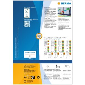 Etichette colorate Herma SPECIAL A4, 105 x 42,3 mm,...