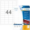 Etichette Herma SPECIAL in pellicola resistente alle intemperie A4, 48,3 x 25,4 mm, bianche, adesione estremamente forte, rimovibili
