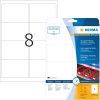 Etichette Herma SPECIAL in pellicola resistente alle intemperie A4, 99,1 x 67 mm, bianche, adesione estremamente forte, rimovibili
