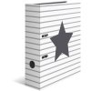 Cartella Herma Motif A4 Stelle - Bianco a righe