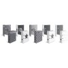 Cartella Herma Motif A4 Stelle - Bianco a righe