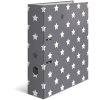 Cartellina Herma Motif A4 Stelle - Grigio con stelle bianche