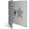 Cartellina Herma Motif A4 Stelle - Grigio con stelle bianche