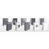Cartellina Herma Motif A4 Stelle - Grigio con stelle bianche