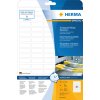 Etichette Herma SPECIAL in pellicola resistente alle intemperie A4, 37 x 13 mm, bianco, adesione estremamente forte