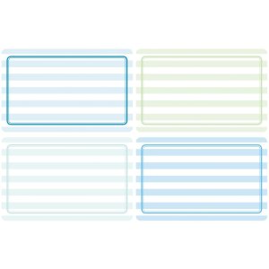 Etichette Herma HOME 52x82 mm blu-verde, rimovibili