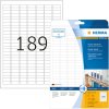 Herma SPECIAL Power etichette A4, 25,4 x 10 mm, bianche, adesivo estremamente forte, in carta