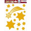 Herma decalcomania per finestre Stelle doro