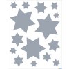 Herma DECOR Decalcomania per finestra Stelle Argento