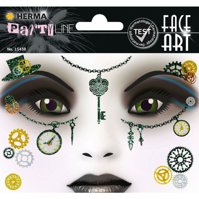 Herma FASHIONLine Faccia arte adesiva Steampunk Amelia