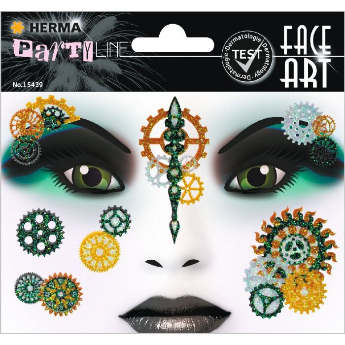 Herma FASHIONLine Face Art Adesivo Steampunk Marie