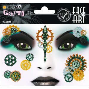 Herma FASHIONLine Face Art Adesivo Steampunk Marie