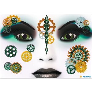 Herma FASHIONLine Face Art Adesivo Steampunk Marie